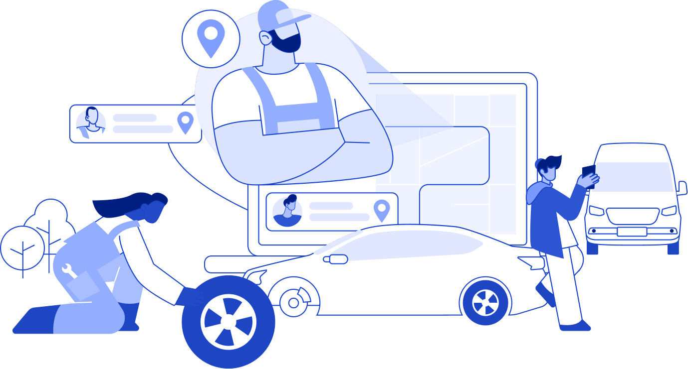 tyre-change-blue-illustration tyre-change-blue-illustration