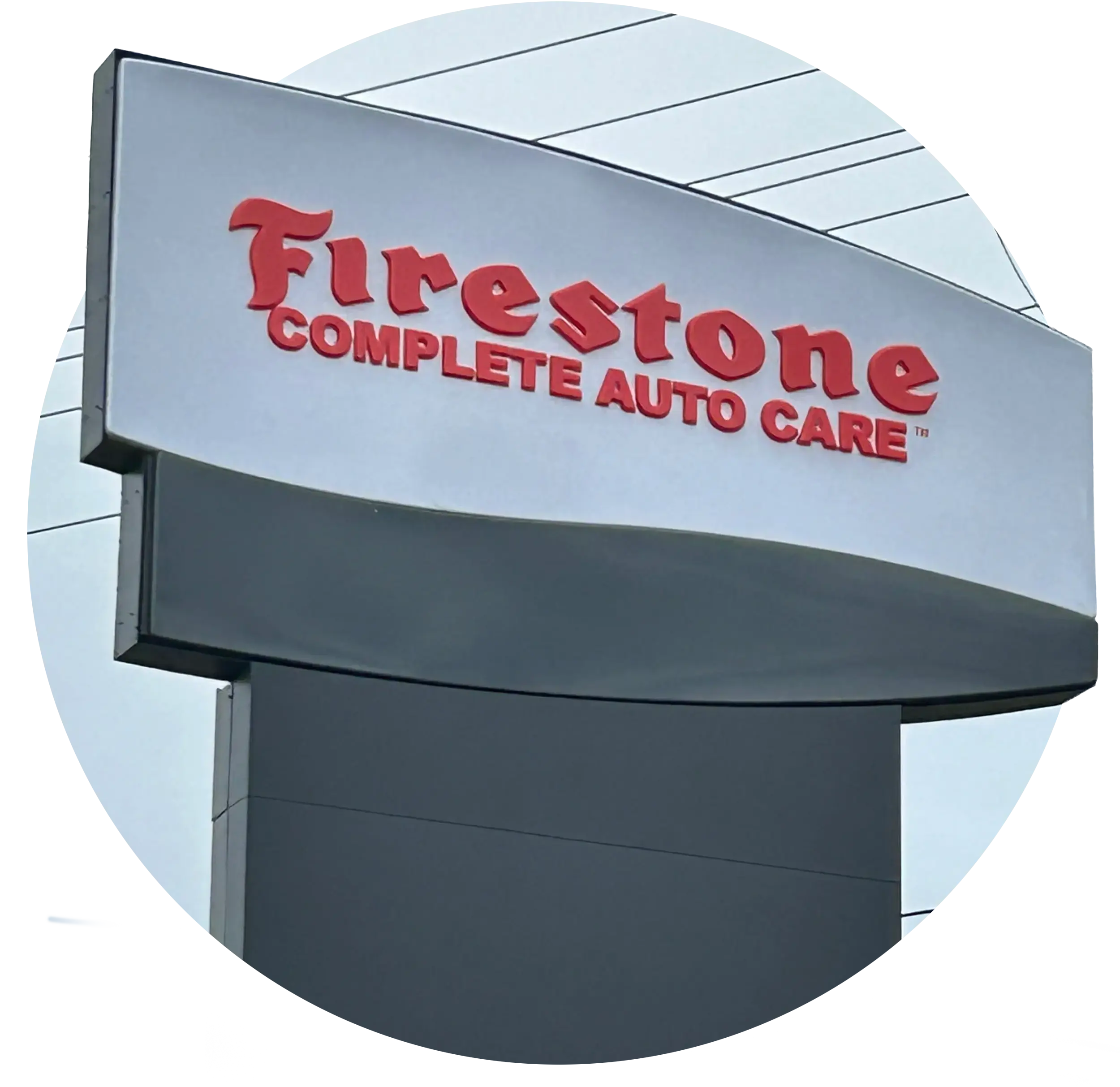 Firestone sign BRIDGESTONE Firestone sign BRIDGESTONE
