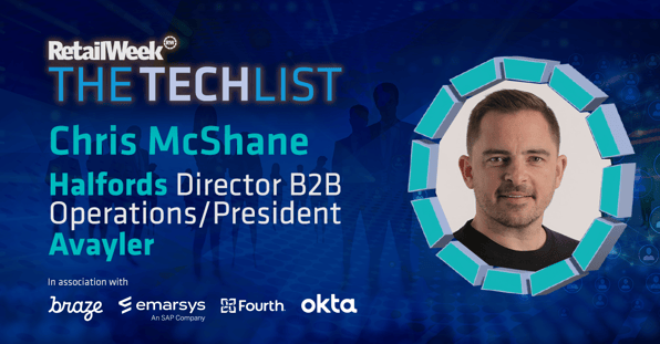 Chris McShane Retail Week Tech List Top 50